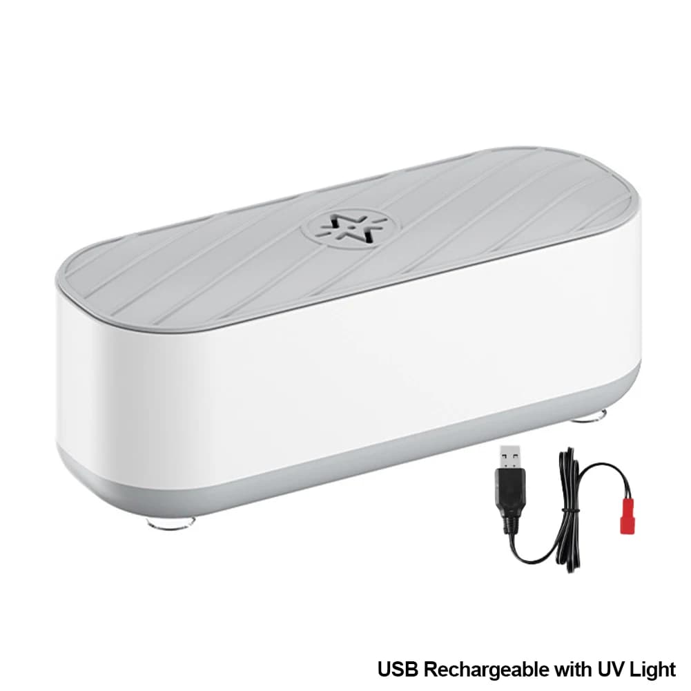 Ultradźwiękowy czyścik USB do biżuterii i okularów ✨