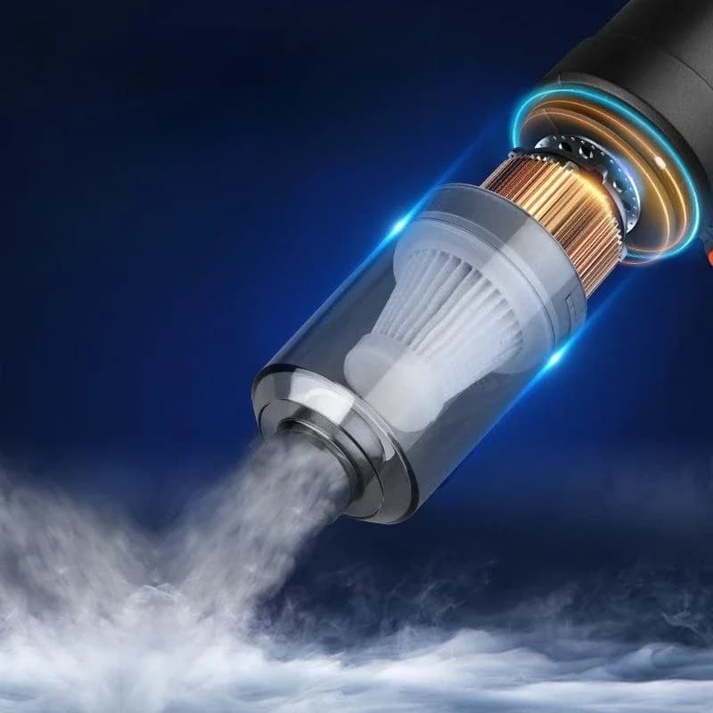 Bezprzewodowy odkurzacz 2w1 ssanie/dmuchanie wysokiej mocy auto-dom 🌀