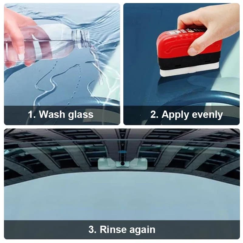 Szczotka do szyb samochodu usuwa film olejowy 🚗